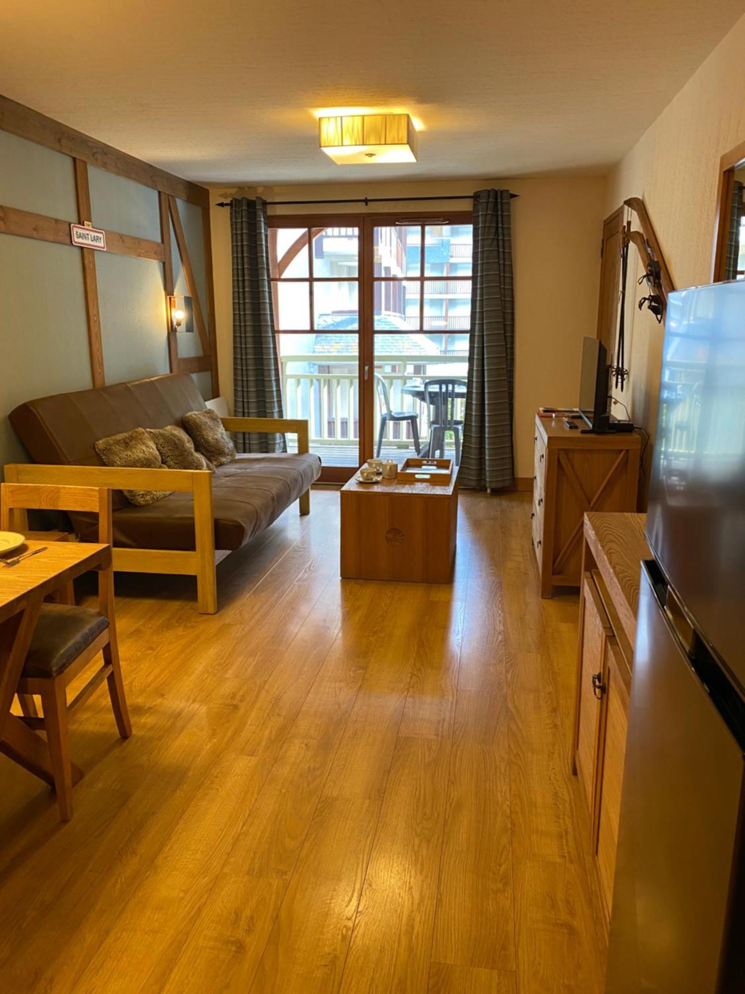 Appartement T2+Coin Nuit 6 Pers Residence De Cami Real Au Centre Du Village De Saint Lary Soulan Avec Piscine Interieure+ Sauna Et Hammam Bagian luar foto
